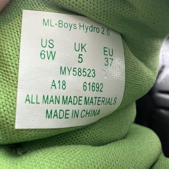 Merrell Hydro 2 Grey/Blue Outdoor Trail Water Shoes Hook and Loop Boys 6W - Picture 8 of 8